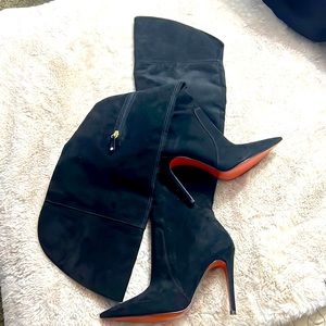 Black thigh high boots from Lucho